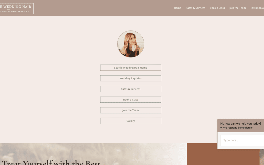 Seattle Wedding Hair